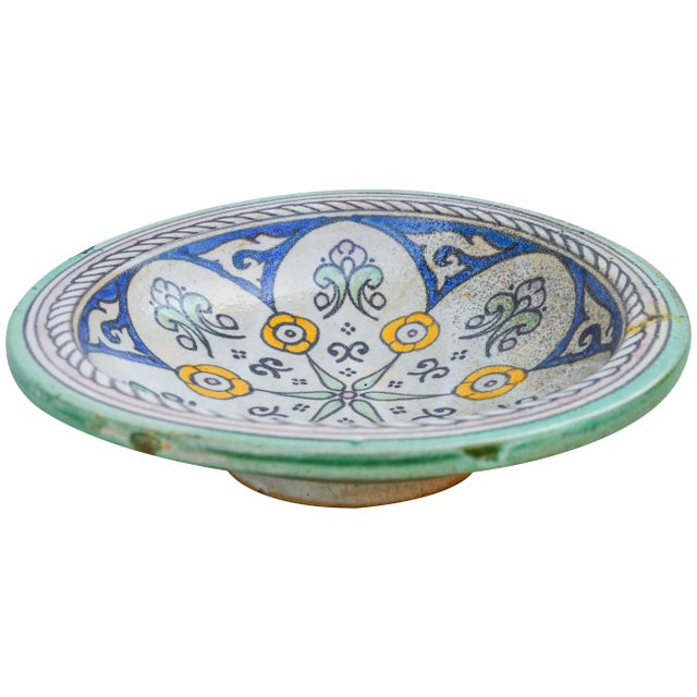 Ceramic Moorish Ceramic Plate For Sale - Image 7 of 11