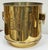 Mid 20th Century Large Vintage Brass Chinoiserie Style Engraved Planter For Sale - Image 5 of 12