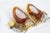 Metal Vintage Wall Lamps in Murano Glass from Hillebrand, 1970s, Set of 2 For Sale - Image 7 of 13