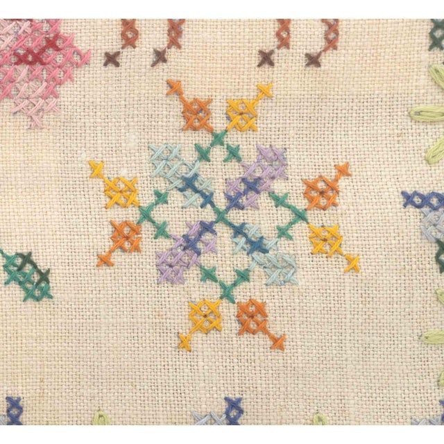 Folk Art " to Err Is Human, to Forgive Divine." Needlework Sampler For Sale In New York - Image 6 of 7