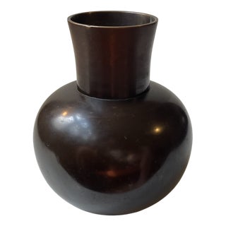 Art Deco Vase in Patinated Bronze by Bdr. Grage, Denmark, 1950s For Sale
