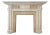 English Carved Statuary Marble Mantel For Sale
