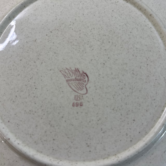 1950s Mid-Century Modern Red Wing Random Harvest Plates - Set of 11 For Sale - Image 10 of 12