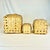 1980s Vintage Boho Chic Americana Arts & Crafts Maple Slat Holiday Accent Baskets - Set of 3 - 4th of July For Sale - Image 11 of 11