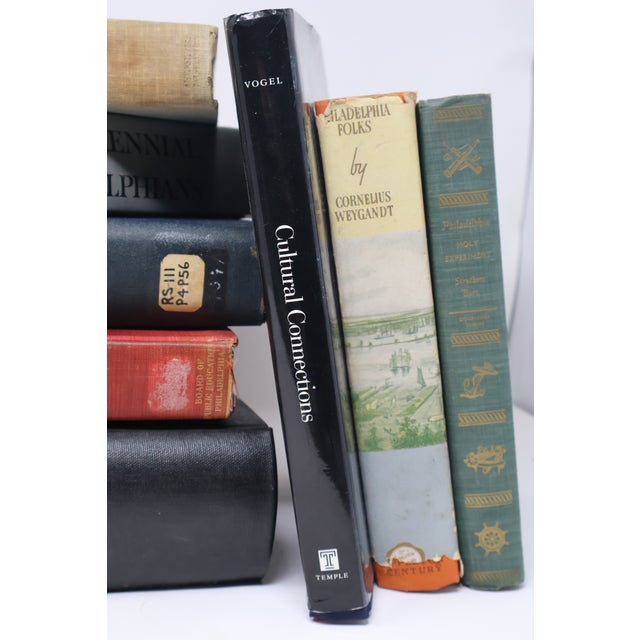 American Antique & Vintage Philadelphia History Library Collection With Historic Bookplates — Set of 11 For Sale - Image 3 of 18
