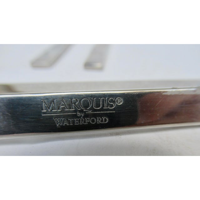 1990s Postmodern Waterford Polished Silver Cocktail Stirrer Spoons & Cocktail Stirrer Spoon - 7 Pieces For Sale - Image 11 of 11