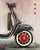 Contemporary Milano II feat. Vespa Primavera 125 by Rosa Fedele | Oil Painting of a Vespa motorcycle handlebar For Sale - Image 3 of 5