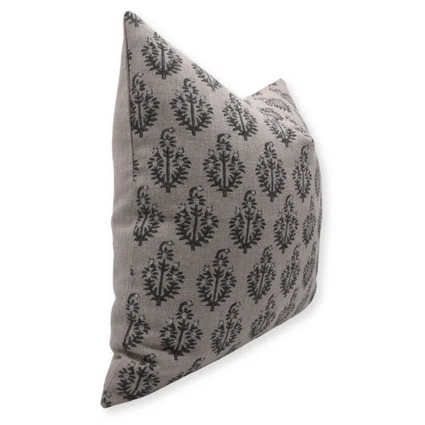 Elevate your décor with this handcrafted Fabdivine pillow cover, made from premium thick linen. Showcasing the Neelgagan...