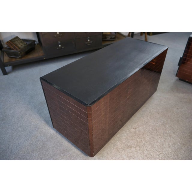 Smoked Mirrored Jewelry Counters with Drawers, 1970s, Set of 2 For Sale - Image 9 of 17