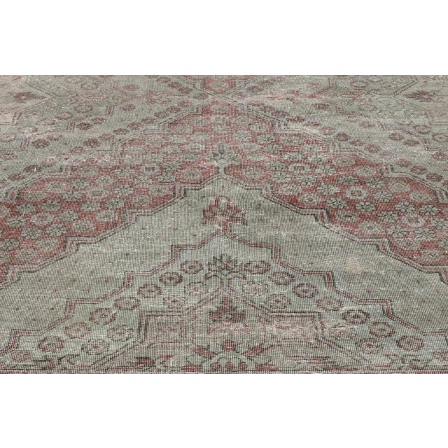 Early 20th Century Antique Persian Khotan Rug, 10'07 X 15'06 For Sale - Image 5 of 10