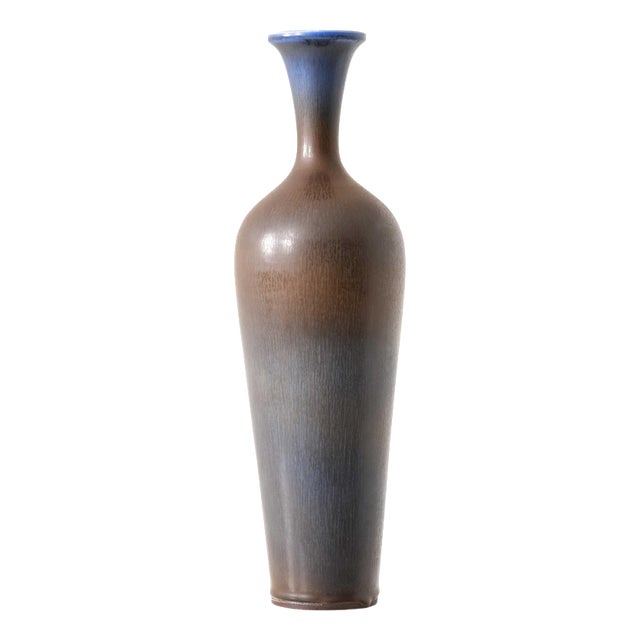 Scandinavian Modern Vase in Ceramic attributed to Berndt Friberg, 1965 For Sale