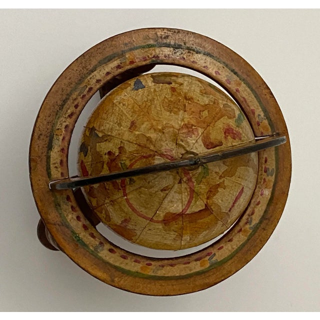 Tan Late 20c Artisan Fantasy Celestial Globe Vintage Motif For Sale - Image 8 of 13