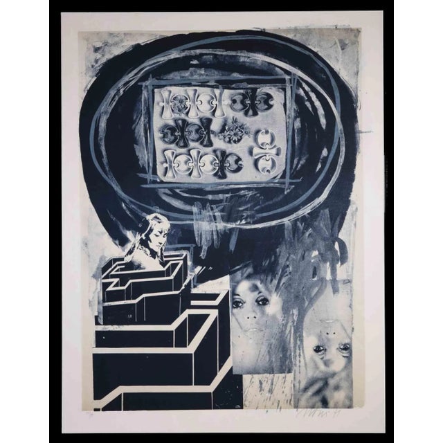 Woman in Labyrinth is an original artwork realized by Nani Tedeschi. Hand Signed on the lower right margin. Numbered on...
