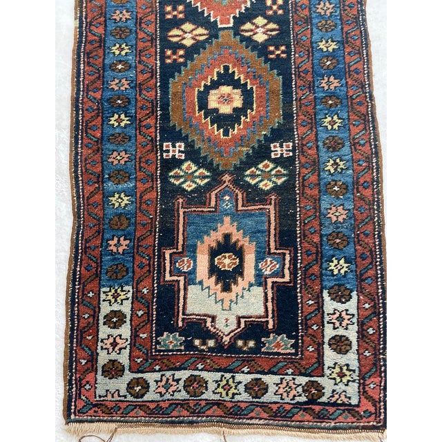 Northwest Vintage Runner Persimmo Pastel Hues Rug2.9 x 9.8 For Sale - Image 10 of 11