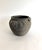 Rustic Black Gray Pottery Vase For Sale - Image 4 of 10