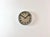 Vintage wall clock manufactured by PragUr in former Chechoslovakia in 1940 during second world war. It features a metal...