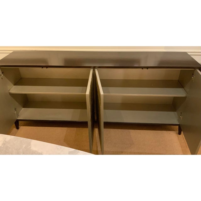 John Richard Modern Warm Silver Meta Credenza For Sale In Atlanta - Image 6 of 6
