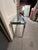 Mid-Century Modern Vintage Mid Century Chrome and Glass Console Sofa Table For Sale - Image 3 of 9