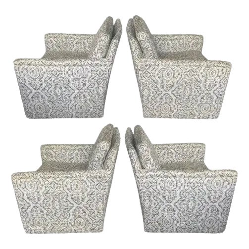 Lee Industries Modern Swivel Lounge Chairs For Sale