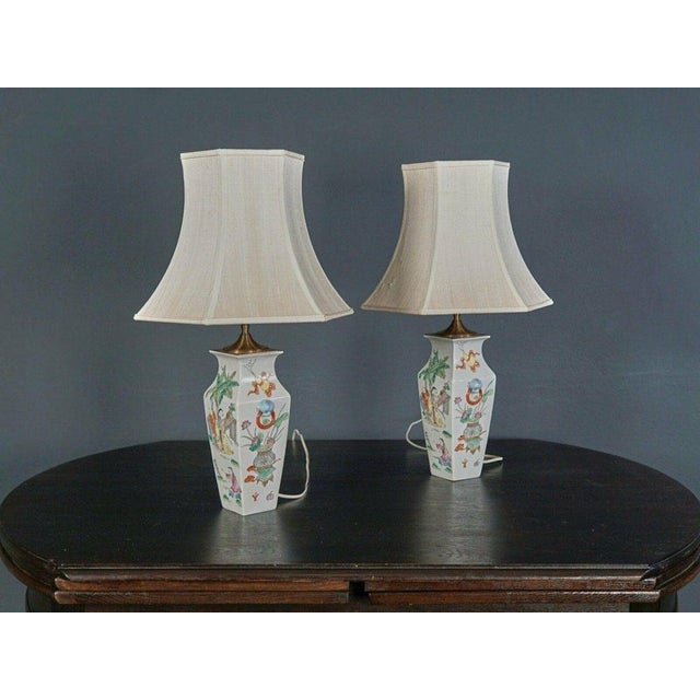 Asian Table Lamps, Set of 2 For Sale - Image 14 of 14