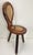 Beautifully designed tripod chair or stool made of sculptured wood and goat skin. Looks very good in a brutalist,...