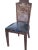 Traditional 1970s Regency Faux Bamboo Caned Side Chair With Black Upholstered Cushioned Seat For Sale - Image 3 of 8