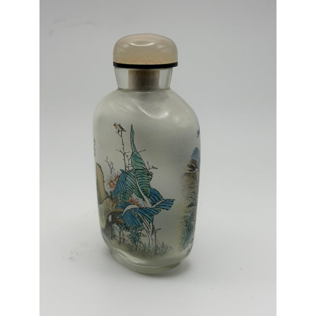 Exquisite Inside Painted Snuff Bottle Dated 1966 For Sale In Chicago - Image 6 of 16