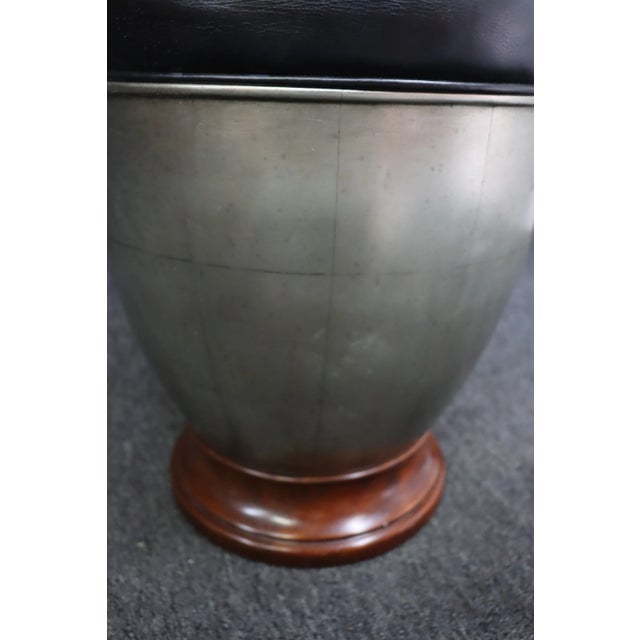 Hollywood Regency Silver Gilt & Cherry Vanity Stool For Sale - Image 4 of 6