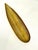 This sculptural vintage brass dish by Butterfly Bush is beautifully formed as an elongated leaf, with finely textured...