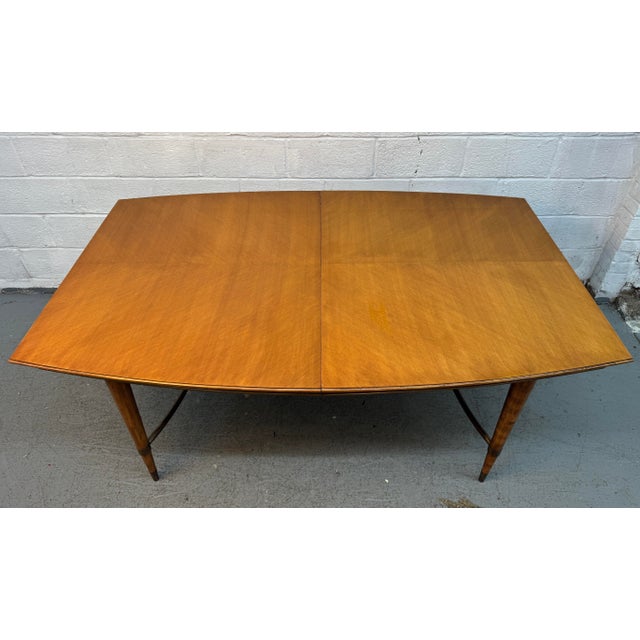 Elegant Mid-Century Modern expanding dining table from Johnson Furniture’s “Forward Trend Collection,” designed by...