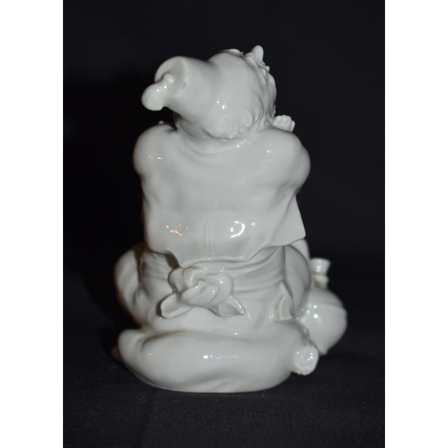 Vintage KPM Porcelain Chinese Blanc De Chine Figure For Sale - Image 9 of 13