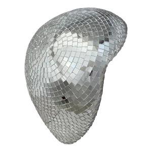 Contemporary Mosaic Melted Disco Ball Sculpture