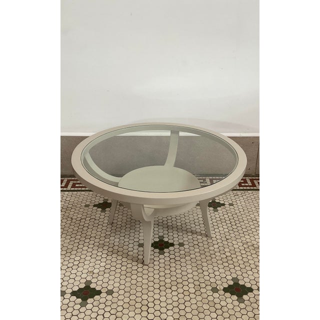 Beautiful in its simplicity! A very nice and flexible coffee table or end table, newly refinished and professionally...