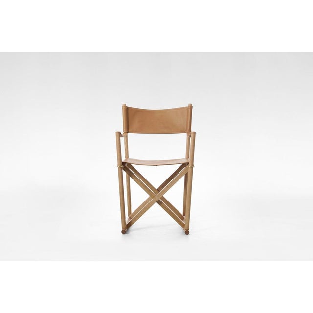 Vintage Folding Safari Chair by Mogens Koch for Rud Rasmussen, 1960s For Sale - Image 9 of 9