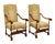 French Pair of Vintage Louis XIV Style Armchairs For Sale - Image 3 of 7