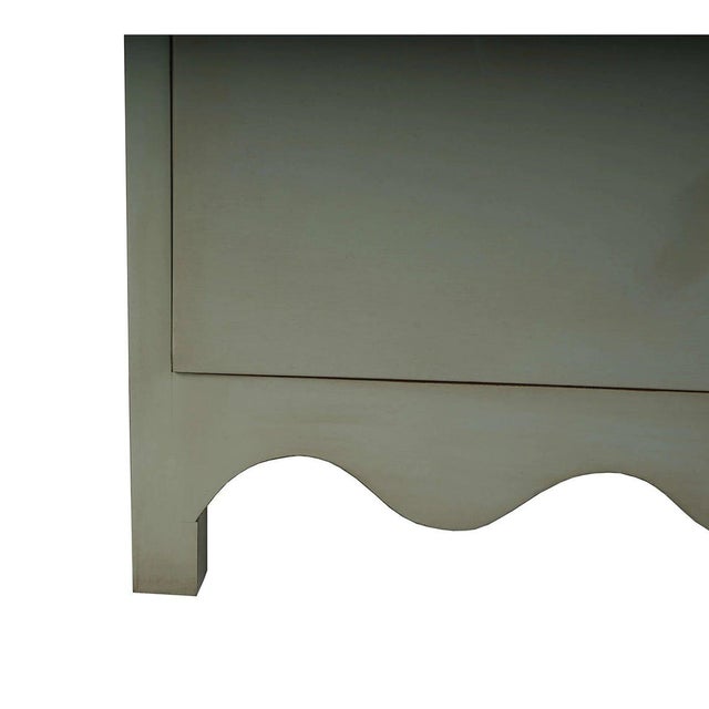 2020s Mid-Century Style Vintage Fennel Green Dresser – Open Box For Sale - Image 5 of 10