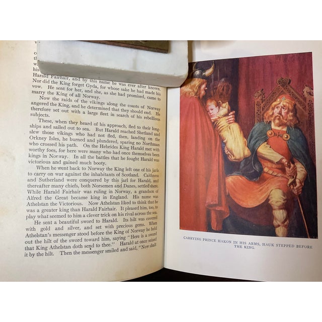 A Pair of the Young Folks Treasury Volume I & Ii; Circa 1917 - Set of 2 For Sale - Image 10 of 15