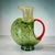 Kosta Boda "Corfu" by Kjell Engman Art Glass Jug (Green With Orange Handle) Signed #7080512 For Sale - Image 18 of 18