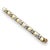 Traditional Antique Edwardian Seed Pearl Sapphire Diamond Bar Brooch in Yellow Gold For Sale - Image 3 of 3