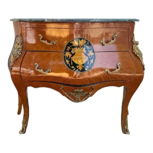 Mid 19th Century Antique French Bombe Dresser