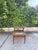 Mid-Century Two-Tiered Side Table with Tiled Laminate Top, and Curved Wooden Legs. Reiss Furniture. Danish Style.