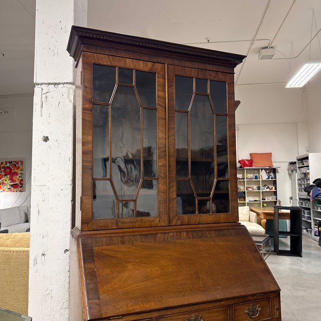 Vintage English Style Secretary For Sale - Image 12 of 12