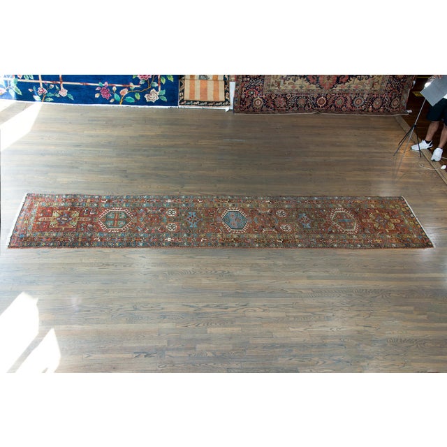 Early 20th Century Heriz Runner For Sale In Chicago - Image 6 of 15