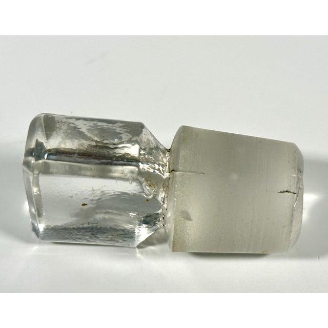Early 20th Century Antique Apothecary Bottle Collection: LUG Label Glass Stopper Bottles For Sale - Image 5 of 10