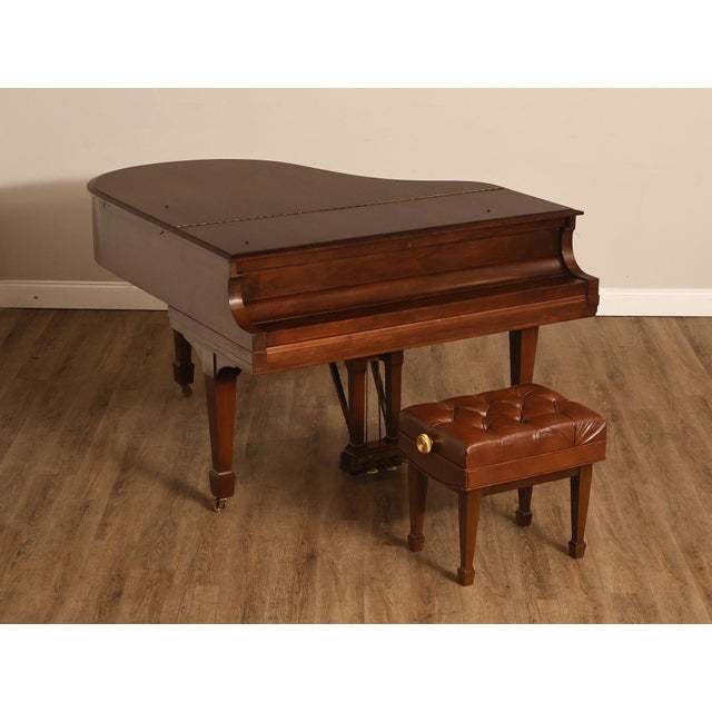 High Quality American Made Vintage 1929 Steinway & Sons Model M Grand Piano Crafted In American Walnut And Accompanied By...