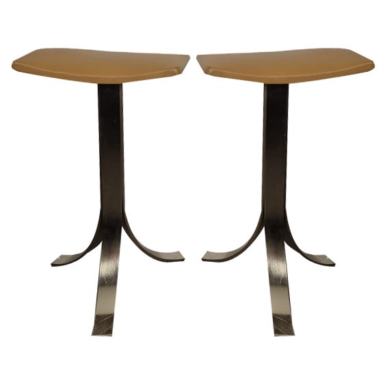 Set of Stools by Ernesto Hauner, 1970s For Sale