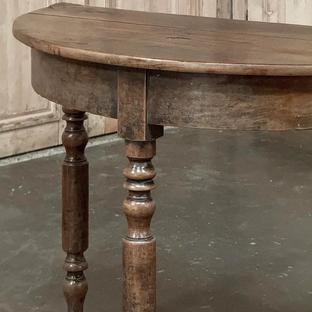 19th Century Swedish Demilune Console For Sale - Image 11 of 12