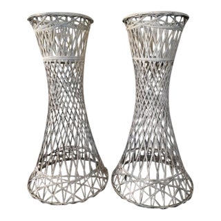 Mid-Century Russell Woodard Webspun Plant Stand, a Pair For Sale