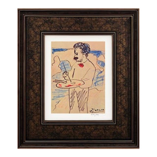 Pablo Picasso Le Peintre Limited Edition Framed For Sale