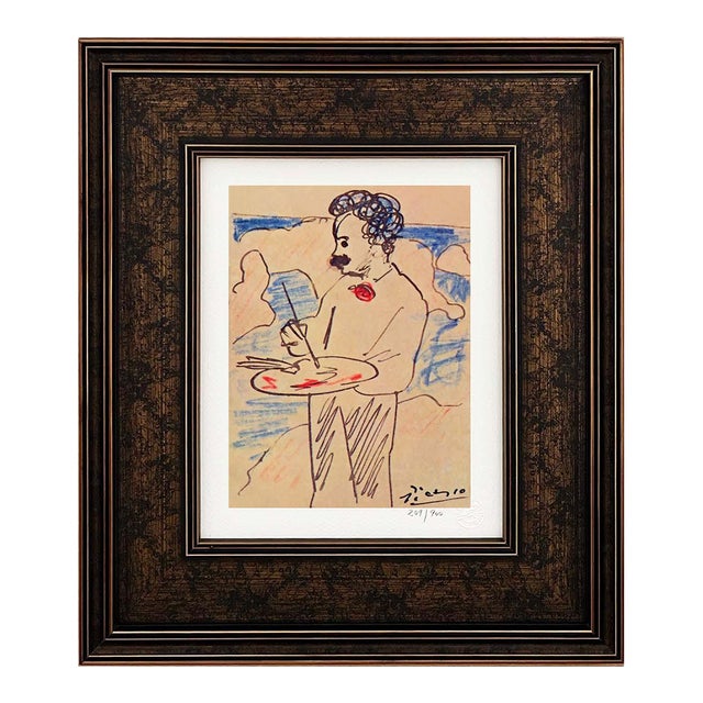 Pablo Picasso Le Peintre Limited Edition Framed For Sale